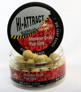 Crab/crayfish flavored pop-up boilies are good cat fish bait when using a zig rig.