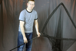 My Fox Warrior S landing Net. Its 6' long 42" wide and weighs about 1 pound. This net is awesome!