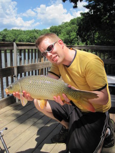 A great  example of a what you can expect from carp fishing in Virginia 