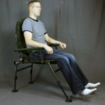 At 6'4" and 230 lb, I actually fit in a chair for once in my life.