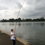 full sized carp or cat rods can be way too much for some kids