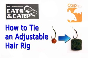 How to tie an adjustable hair rig