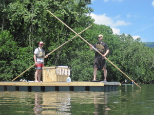 The ultimate fishing raft